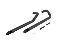 Motorcycle exhaust pipe For H-ONDA For Shadow For Phantom 750 2011 2012 2013 2014 2015 2016 2017 2018 2019 Motorcycle Full Exhaust Escape Double Link Pipe Muffler(Black- Silver)