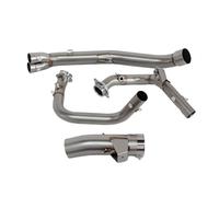 Motorcycle exhaust pipe For Honda CRF1100 for Africa for Twin 2020-2024 Motorcycle for Escape Headers Tube OFF-ROAD Motorbike Front for Pipe(B FOR 51MM)