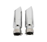 Motorcycle Exhaust Pipe For Indian For Scout For Bobber For Sixty For Rogue For Twenty 2015-2024 Exhaust System Short GP Slip Ons Mufflers With Motorcycle Exhaust Muffler Pipe(Chrome With muffler)