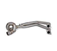 motorcycle exhaust pipe For Kawasaki For NINJA650 Z650 2017-2023 Motorcycle Exhaust Stainless Roundabout Front Link Pipe 51MM Interface Tube