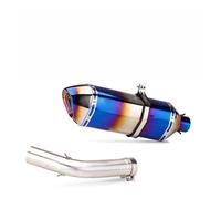 motorcycle exhaust pipe For Kawasaki For Versys 1000 SE For Versys1000 2019 2020 2021 Exhaust Muffler Escape Catalytic Delete Middle Link Pipe(TYPE-D)