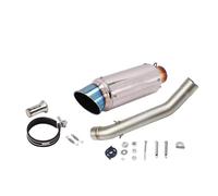 Motorcycle Exhaust Pipe For Kawasaki For Z750 For Z 750 2004-2008 Exhaust Middle Link Pipe Connector Exhaust Muffler With DB Killer Exhaust Pipe Silencer(Color 4)