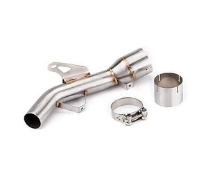 Motorcycle Exhaust Pipe For Kawasaki For Z900 2017 2018 2019 2020 2021 Exhaust Pipe Stainless Steel De-cat Mid Pipe Motorcycle Muffler