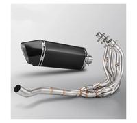 motorcycle exhaust pipe For Kawasaki For ZX25R ZX25RR 2020-2025 Exhaust Full System Escape Racing Modify Manifold Connect TSS HF Carbon Muffler With DB Kill(A)