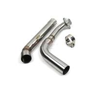 motorcycle exhaust pipe For MT125 MT 125 2014-2019 For YZF R125 2014-2018 V2 Motorcross Front Pipe Modified Connect Tube Link Stainless Steel