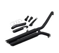Motorcycle Exhaust Pipe For Rebel CM300 CM500 For CMX 300/500 Slash Cut Exhaust Full System Muffler Dual With DB Killer(Black)