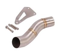 Motorcycle Exhaust Pipe For Speed For Triple 1050 / R 1050 / 94R 51mm Exhaust Middle Link Pipe Adapter Connector Exhaust Pipe Silencer