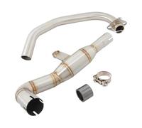motorcycle exhaust pipe For SUZUKI For DR160 DR 160 DR150S Motorcycle Exhaust Front Link Pipe Moto Escape Moto Stainless Steel 51Mm Interface Slip On(Front Link Pipe)