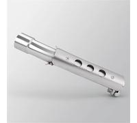 Motorcycle Exhaust Pipe For TENERE 700 T700 XTZ690 T7 M1 2019-2024 51mm Exhaust Muffler Middle Link Pipe With Heat Shield Exhaust Pipe Silencer
