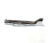 motorcycle exhaust pipe For Ural For K750 M1 M72 R71 R12 Dnepr MT12 XL883 1200 24HP 32HP Engine Part Case Motorcycle Retro Silver Fishtail Exhaust Muffler(Type B right)