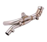 Motorcycle Exhaust Pipe For Yamaha For YZF R1 2009-2014 Escape System Modified Mid Link Connect Muffler Slip On Pipe Motorcycle Exhaust(Stainless Steel A)