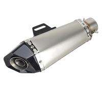 Motorcycle Exhaust Pipe For Yamaha FZ1 R6 R15 51mm Motorcycle Middle Exhaust Muffler Pipe(2)