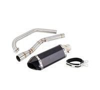 Motorcycle Exhaust Pipe For YZF -R15 R5 MT-15 V3 R125 2008-2019 Full System For Escape Modified Middle Link Slip On Motorcycle Muffler