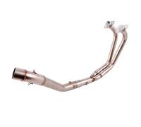 Motorcycle Exhaust Pipe For YZF R3 R25 For MT-03 Modified Full Systems Front Middle Link Slip On Muffler Motorcycle Exhaust System