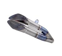 Motorcycle exhaust pipe For Z900 z900 NlkHanm Ti. Alloy honeycomb Forged motorcycle Exhaust for escape for moto modified for Ninja