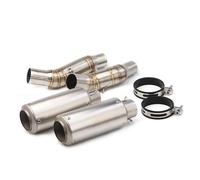 Motorcycle Exhaust Pipe Mid Pipe Slip On 51mm Muffler For Ninja1000 For Z1000 For Z1000SX 2010-2020 Modification Parts(Style 1)