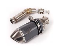 Motorcycle Exhaust Pipe Middle Link Pipe Slip On 51mm Mufflers Escape Reserve Catalyst For CBR500R CB500F CB500X 2013-2019(6)