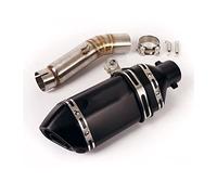 Motorcycle Exhaust Pipe Middle Link Pipe Slip On 51mm Mufflers Escape Reserve Catalyst For CBR500R CB500F CB500X 2013-2019(1)