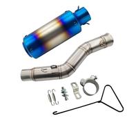 Motorcycle Exhaust Pipe Middle Pipe Connection Exhaust Muffler Pipe Suitable For YAMAHA YZF-R1 2009-2014