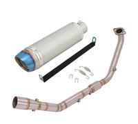 Motorcycle Exhaust Pipe Modified Front Link Pipe Muffler For YZF R15 V3 V4 R125 MT125 2020 2021-2023 HRQCTIM(Type 8)
