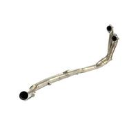 Motorcycle exhaust pipe Motorcycle Exhaust Front Link for Pipe for Aprilia for Tuareg 660 2022+ for Titanium Header Tuareg660(Titanium Alloy)