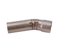 Motorcycle Exhaust Pipe Motorcycle Exhaust Mid Link Pipe Espace Slip On For B&MW F650GS F700GS F800GS F800R F800GT 2009-2016(Stainless steel)