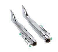 Motorcycle Exhaust Pipe Motorcycle Exhaust Pipe Universal Fish Tail Left Right Side Vintage Silencer For Bobbers Bike For Chopper