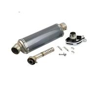 Motorcycle Exhaust Pipe Muffler 38-51MM Universal Motorcycle Exhaust Muffler Pipe Escape For Kawasaki(C 440MM)