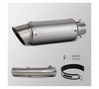 Motorcycle Exhaust Pipe Muffler For 390ADV For 250ADV 390 ADV 250 Adventure Motorcycle Exhaust System Slip On Line Middle Link Pipe Connect Project Muffler(TYPE-J)