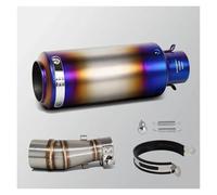 Motorcycle Exhaust Pipe Muffler For Kawasaki For Ninja 250 Z250 Ninja300 Z300 2012-2016 Motorcycle Exhaust Middle Pipe Project Muffler Escape Racing Slip On Line(TYPE-J)