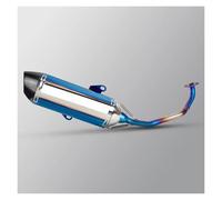 Motorcycle Exhaust Pipe Muffler For PCX For PCX125 PCX150 PCX160 2021-2024 Motorcycle Exhaust Full System Modify Manifold Connect R77 Muffler With DB Killer(Blue)