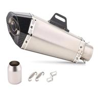 Motorcycle Exhaust Pipe Muffler For R3 R25 Z400 Z900 For MT07 For MT09 Ninja650 Z750 Z800 Mt03 R6 Universal 51mm Inlet Motorcycle Exhaust R11 Muffler With DB Killer(A1)