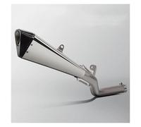 Motorcycle Exhaust Pipe Muffler For Triumph For Street Triple 765 765R 765S 765RS 2017-2024 Motorcycle Slip On Line Exhaust Middle Pipe Brock Muffler With DB Killer(A SV)