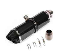 Motorcycle Exhaust Pipe Muffler For Z900 R3 ZX6R ZX10 MT07 Z400 For Ninja 400 MT09 R6 Z650 Z750 Z800 Universal 51mm Motorcycle Exhaust Moto Pipe Muffler(A-470mm)
