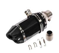 Motorcycle Exhaust Pipe Muffler For Z900 R3 ZX6R ZX10 MT07 Z400 For Ninja 400 MT09 R6 Z650 Z750 Z800 Universal 51mm Motorcycle Exhaust Moto Pipe Muffler(A-310mm)
