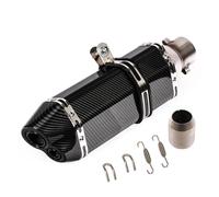 Motorcycle Exhaust Pipe Muffler For Z900 R3 ZX6R ZX10 MT07 Z400 For Ninja 400 MT09 R6 Z650 Z750 Z800 Universal 51mm Motorcycle Exhaust Moto Pipe Muffler(A-370mm)