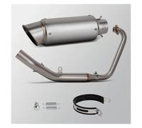 Motorcycle Exhaust Pipe Muffler For Zontes For ZT125 U1 G1 Z1 Z2 2021-2025 Motorcycle Exhaust Full System Modify Header Pipe Project S1 Muffler Escape Racing Line(D)