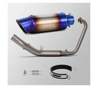 Motorcycle Exhaust Pipe Muffler For Zontes For ZT125 U1 G1 Z1 Z2 2021-2025 Motorcycle Exhaust Full System Modify Header Pipe Project S1 Muffler Escape Racing Line(F)