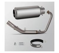 Motorcycle Exhaust Pipe Muffler For Zontes For ZT125 U1 G1 Z1 Z2 2021-2025 Motorcycle Exhaust Full System Modify Header Pipe Project S1 Muffler Escape Racing Line(C)