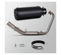 Motorcycle Exhaust Pipe Muffler For Zontes For ZT125 U1 G1 Z1 Z2 2021-2025 Motorcycle Exhaust Full System Modify Header Pipe Project S1 Muffler Escape Racing Line(B)