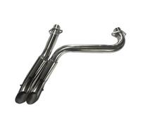 Motorcycle Exhaust Pipe Muffler Tip For Steed For Shadow For VLX400/600 VT400C VT600C Motorcycle Under-bend Exhaust Pipe With Detachable DB Killer