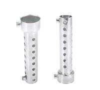Motorcycle Exhaust Pipe Muffler Universal 35mm 42mm 45mm 48mm 60mm OD Motorcycle Exhaust Pipe Baffle Muffler Baffle 1/2Pcs Stainless Steel