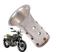 Motorcycle Exhaust Pipe Silencer - Stainless Steel Baffle Insert | 51/60mm Universal Muffler, Noise Reduction Sound Eliminator For Street Legal Compliance, Overheat Protection And Road Safety