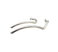 Motorcycle Exhaust Pipe SilenExhaust Mufflercer Motorcycle Dual Exhaust Full System Muffler Double Silencer For V Star For Dragstar 1100 For XVS1100 For V-Star XVS XVS1100AW Classic(Chrome)