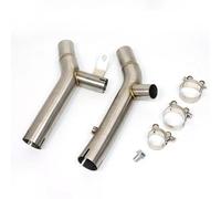 Motorcycle Exhaust Pipe SilenExhaust Mufflercer Motorcycle Exhaust De-cat Pipe For Suzuki For GSX1300R For Hayabusa 2008-2018 2019 2020 Catalytic Converter Eliminator Y-Pipe