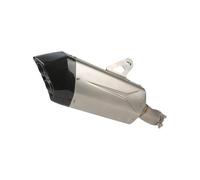 Motorcycle exhaust pipe Slip-On Exhaust System for Sport Short Line Muffler - for Titanium/Black for Fit For BMW R 1300 GS R1300 Adv R1300GS(White)