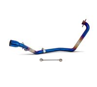 Motorcycle Exhaust Pipe Slip On For FZS150 FZ-S 150 Motorcycle Exhaust Front Link Pipe Escape Moto Modify Connect For 51mm Muffler Scooter Line Tube