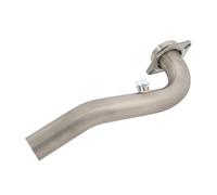 Motorcycle exhaust pipe Slip On For SYM Maxsym 400 400i Motorcycle Exhaust System for Escape for Titanium Alloy Front Middle Link for Pipe(Titanium Alloy)