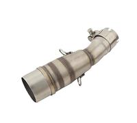 Motorcycle Exhaust Pipe Slip On For XMAX 250 300 For XMAX250 For XMAX300 Motorcycle Exhaust Escape Modify Middle Link Pipe Connecting 51mm Moto Muffler Exhaust Pipe Silencer