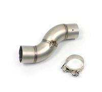 Motorcycle Exhaust Pipe Stainless Steel Middle Link Pipe Refit For Y&amaha YZF R6 2006-2016 1998-2005 2006-2018(Bend)
